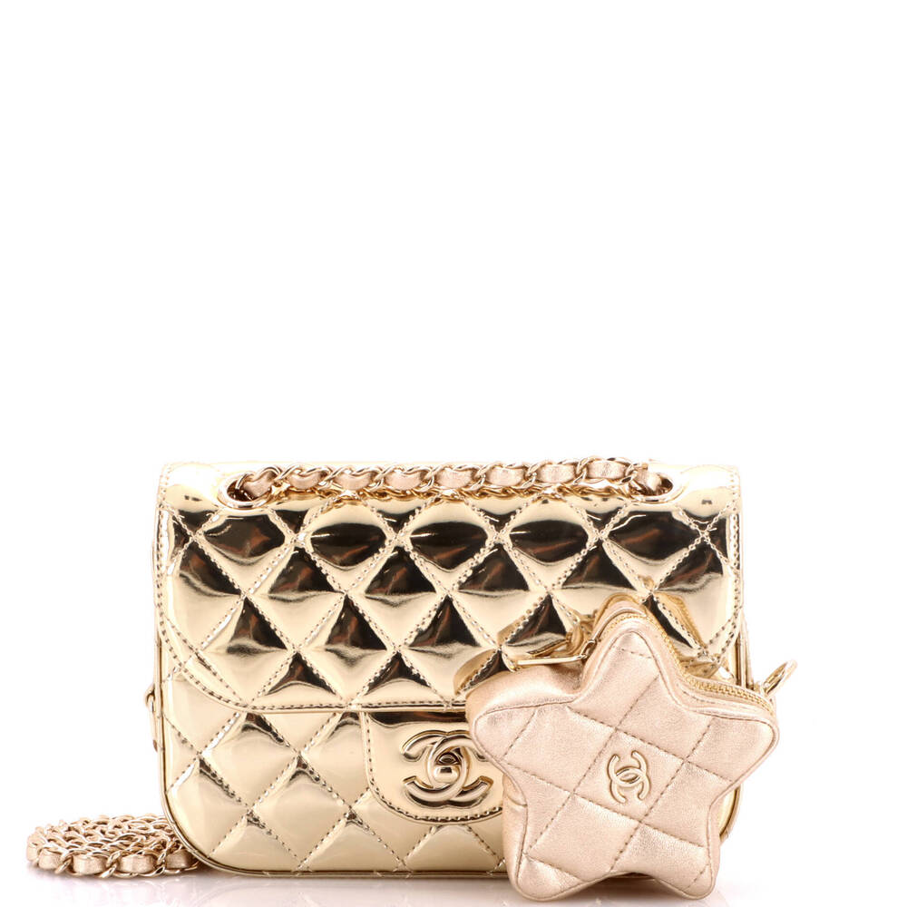 Chanel Mini Hollywood Boulevard Flap Bag with Star Coin Purse
